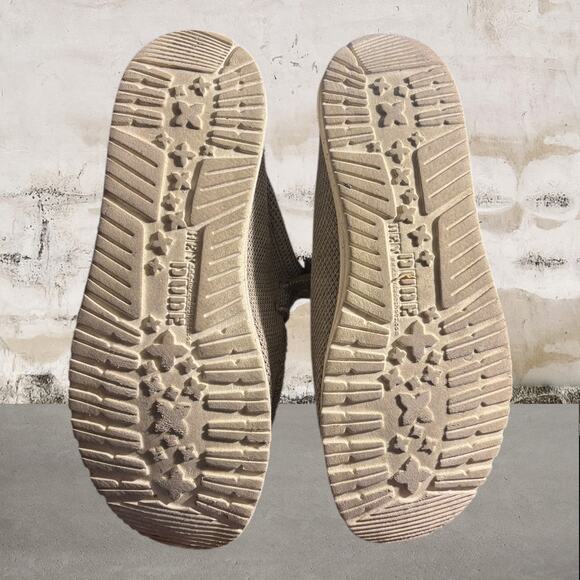 HEYDUDE Men’s Wally Stretch Sox Slip-On Loafer in Sand Size 9 - Picture 6 of 7